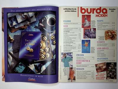 ���������� �10 ������� Burda 12/1991