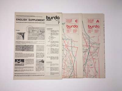 ���������� �41 ������� Burda 7/1977