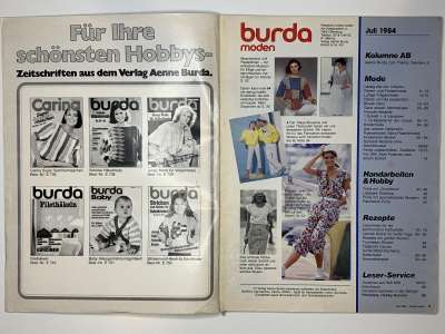 ���������� �2 ������� Burda 7/1984