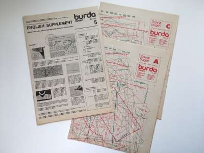 ���������� �62 ������� Burda 5/1977