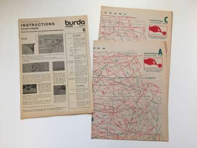 ���������� �34 ������� Burda 6/1973