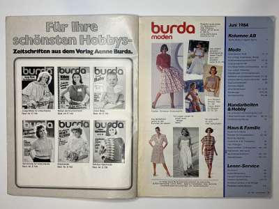 ���������� �2 ������� Burda 6/1984