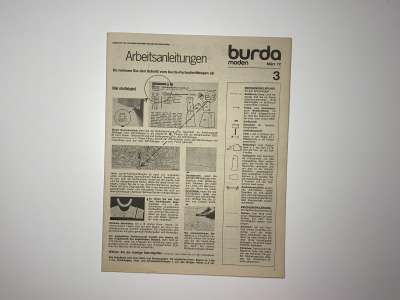 ���������� �73 ������� Burda 3/1972