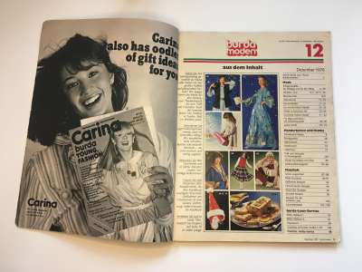 ���������� �1 ������� Burda 12/1978