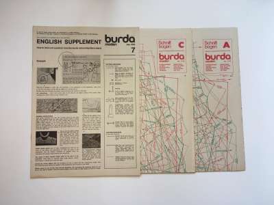 ���������� �29 ������� Burda 7/1976