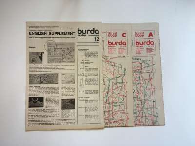 ���������� �37 ������� Burda 12/1976