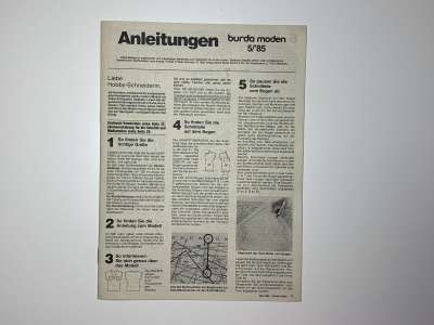 ���������� �57 ������� Burda 5/1985