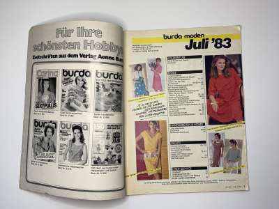 ���������� �1 ������� Burda 7/1983