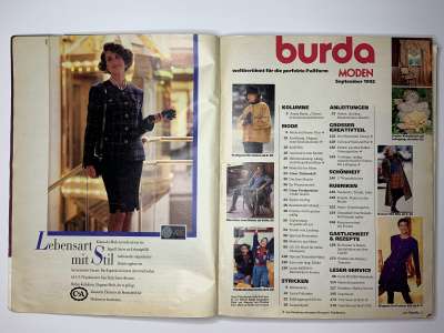 ���������� �1 ������� Burda 9/1992