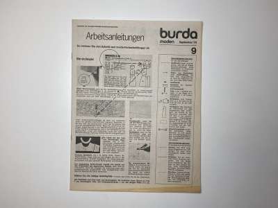 ���������� �70 ������� Burda 9/1973