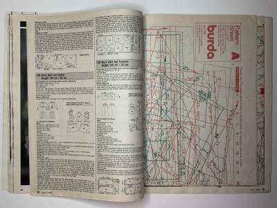 ���������� �22 ������� Burda 12/1989
