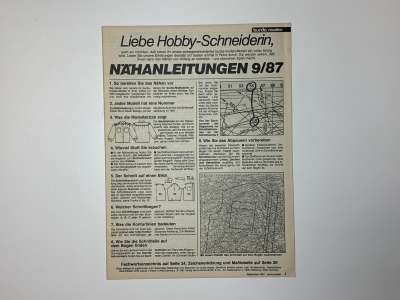 ���������� �62 ������� Burda 9/1987