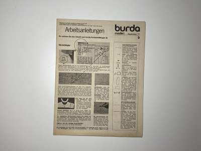 ���������� �99 ������� Burda 9/1977