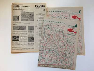 ���������� �41 ������� Burda 12/1973
