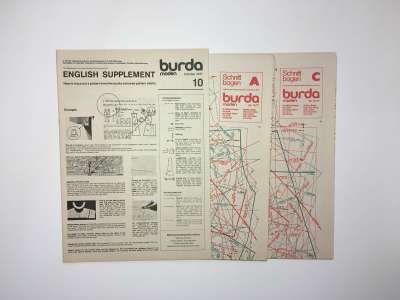 ���������� �58 ������� Burda 10/1977