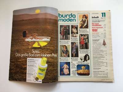 ���������� �1 ������� Burda 11/1974