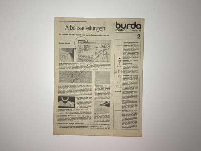 ���������� �50 ������� Burda 2/1972