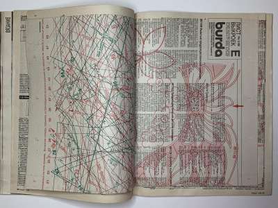 ���������� �21 ������� Burda 11/1989