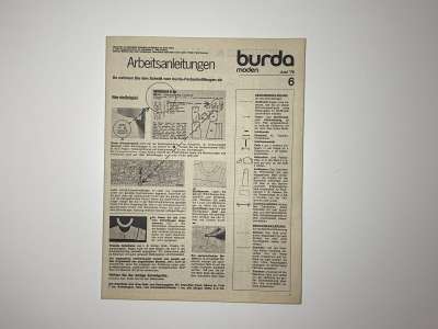 ���������� �81 ������� Burda 6/1976