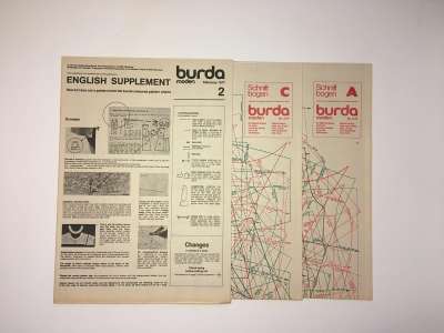 ���������� �39 ������� Burda 2/1977