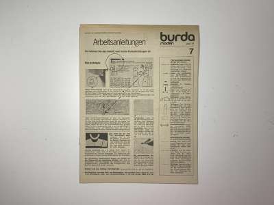 ���������� �50 ������� Burda 7/1971