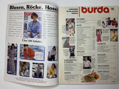 ���������� �2 ������� Burda 4/1991