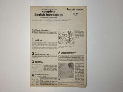���������� �48 ������� Burda 7/1984