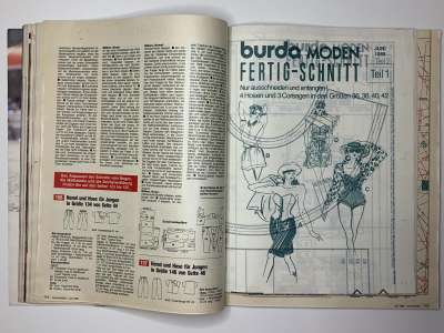 ���������� �44 ������� Burda 6/1988