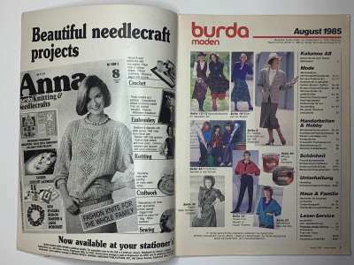 ���������� �1 ������� Burda 8/1985