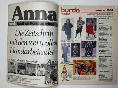 ���������� �1 ������� Burda 1/1988