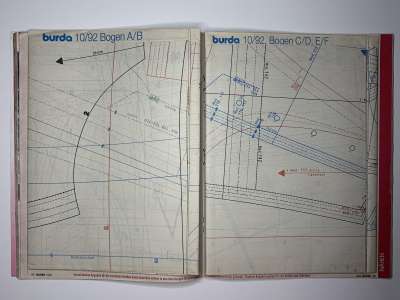 ���������� �33 ������� Burda 10/1992
