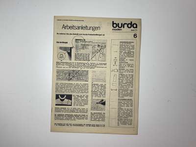 ���������� �55 ������� Burda 6/1971