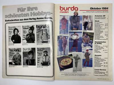 ���������� �1 ������� Burda 10/1984