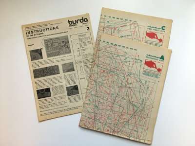 ���������� �46 ������� Burda 3/1974