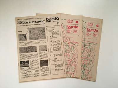 ���������� �52 ������� Burda 11/1975