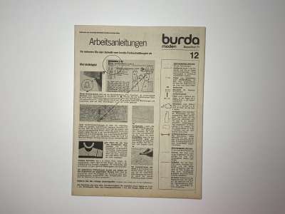 ���������� �51 ������� Burda 12/1971