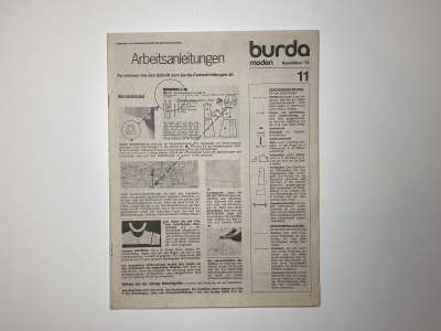 ���������� �83 ������� Burda 11/1973