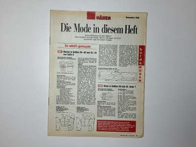 ���������� �65 ������� Burda 12/1988