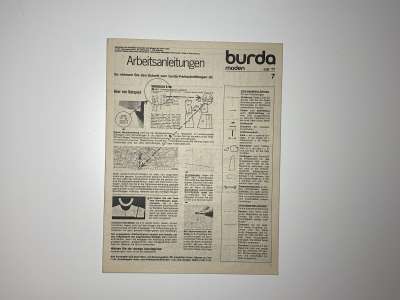 ���������� �51 ������� Burda 7/1977
