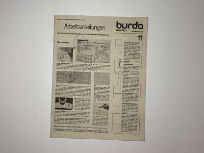 ���������� �89 ������� Burda 11/1971