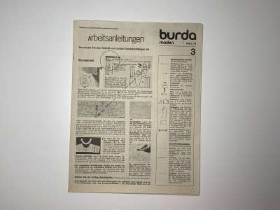 ���������� �75 ������� Burda 3/1973