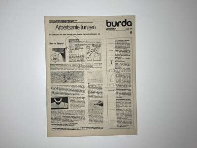 ���������� �110 ������� Burda 6/1977
