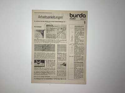 ���������� �37 ������� Burda 2/1973
