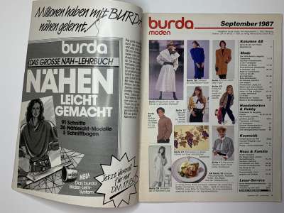 ���������� �1 ������� Burda 9/1987