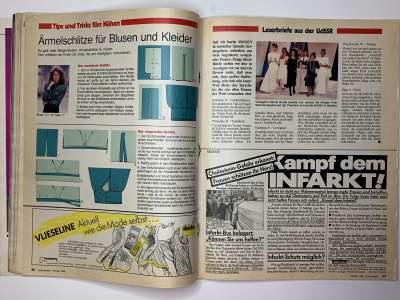 ���������� �44 ������� Burda 10/1988