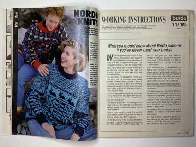 ���������� �19 ������� Burda 11/1989