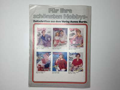 ���������� �58 ������� Burda 5/1985