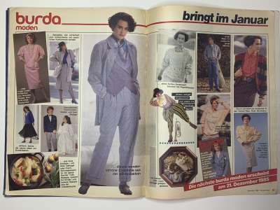 ���������� �45 ������� Burda 12/1985