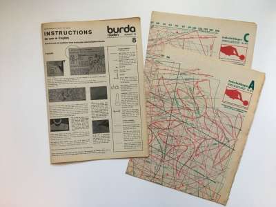 ���������� �36 ������� Burda 8/1973