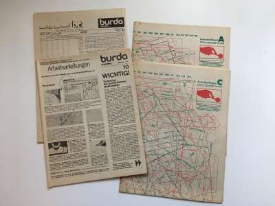 ���������� �53 ������� Burda 10/1974